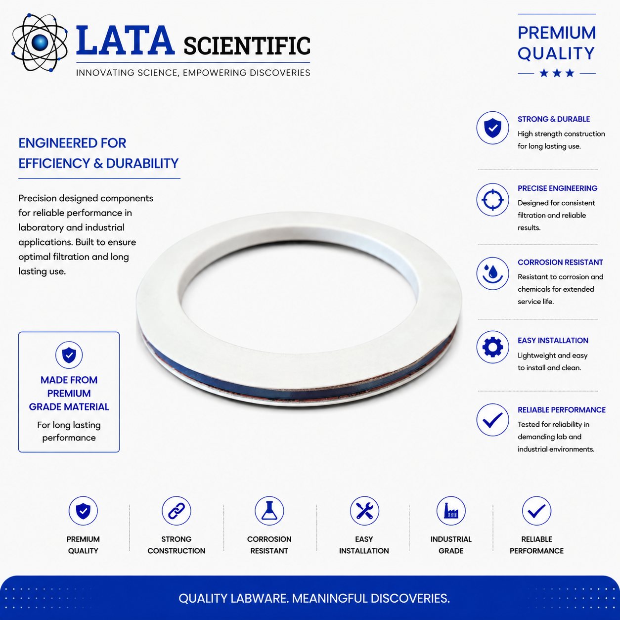 Glass to Metal Adaptor Plate